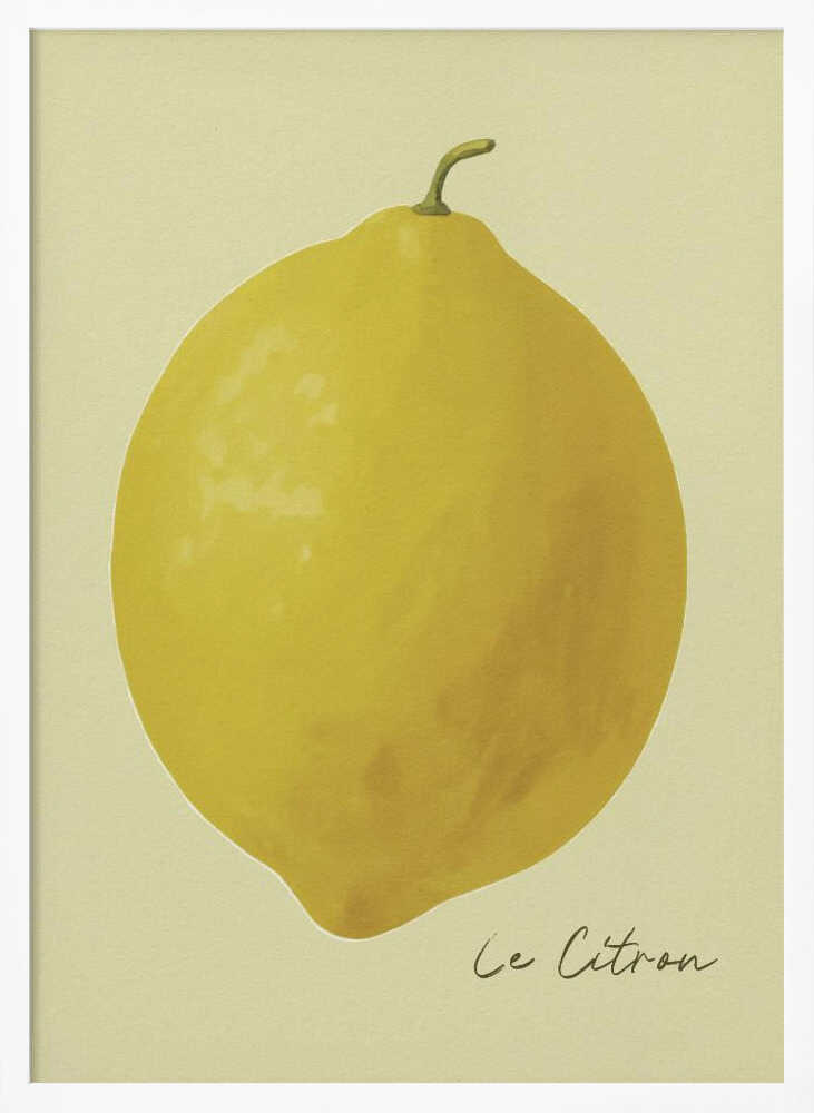 Le Citron Poster
