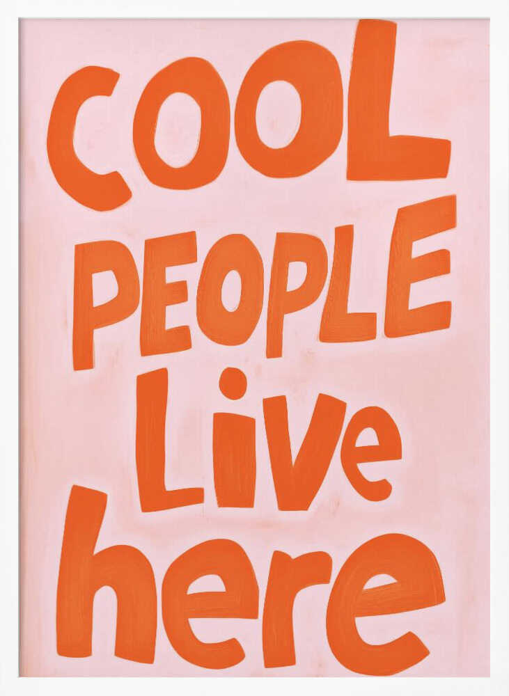Cool People Poster