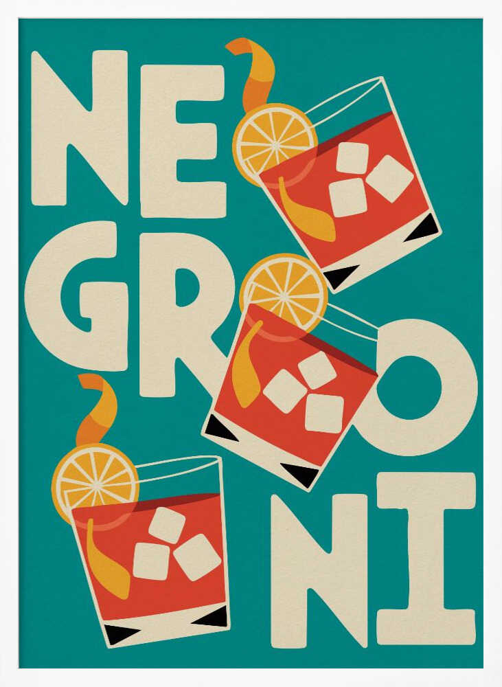 Negroni Times Three Poster