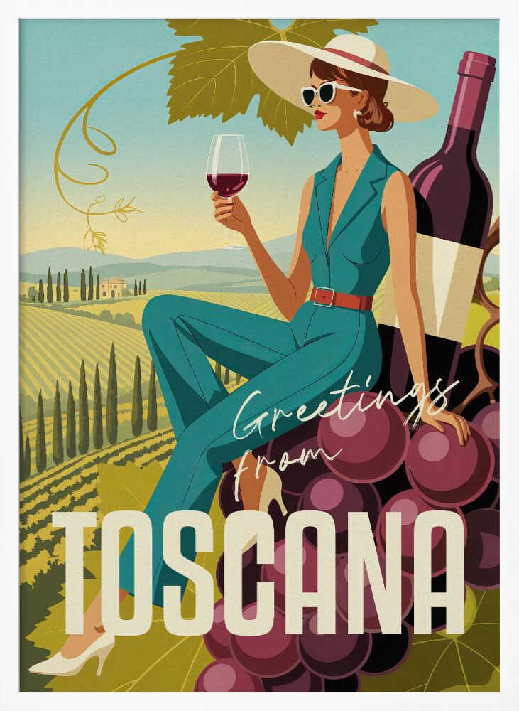Greetings From Toscana Poster