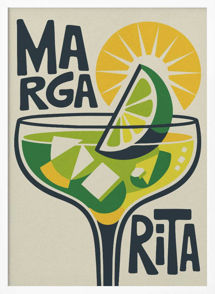 Sunny Margarita Poster