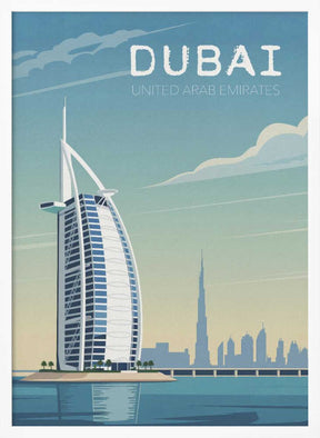 Dubai Travel Poster Poster