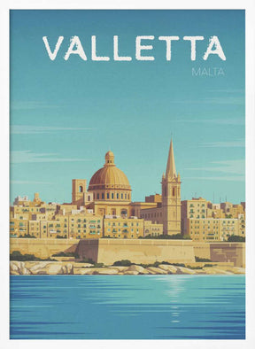 Valletta Travel Poster Poster
