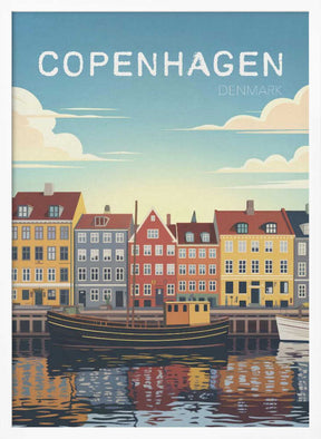 Copenhagen Travel Poster Poster