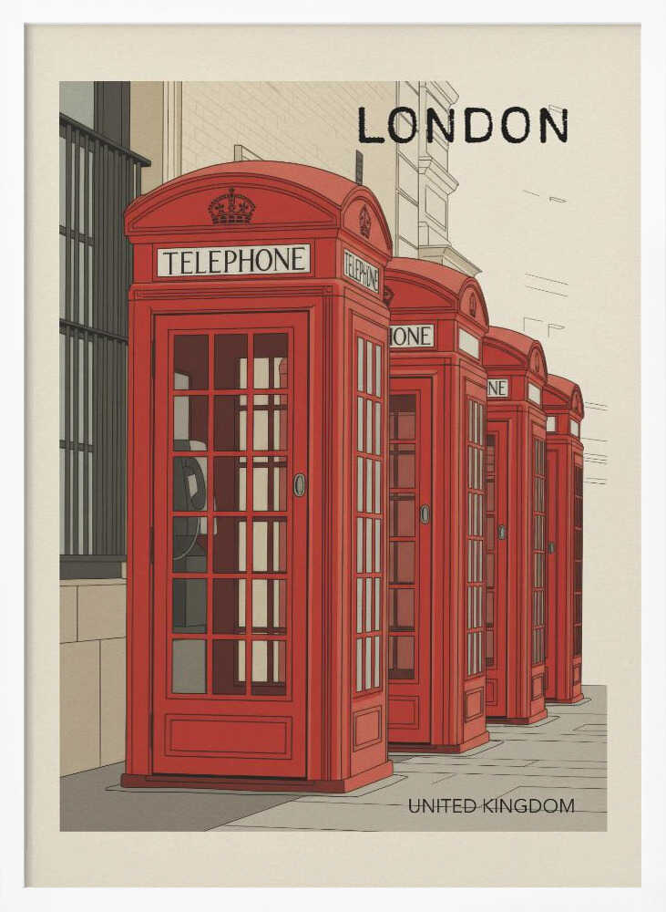 London Travel Poster Poster