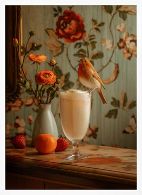 Strawberry Smoothie Serenade Poster