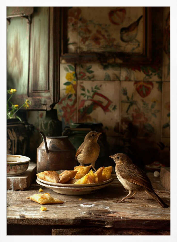 Golden Crumb Delight Poster