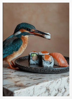 Kingfisher’s Sushi Feast Poster