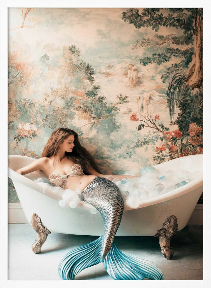 Bubbles & Moonlight Poster