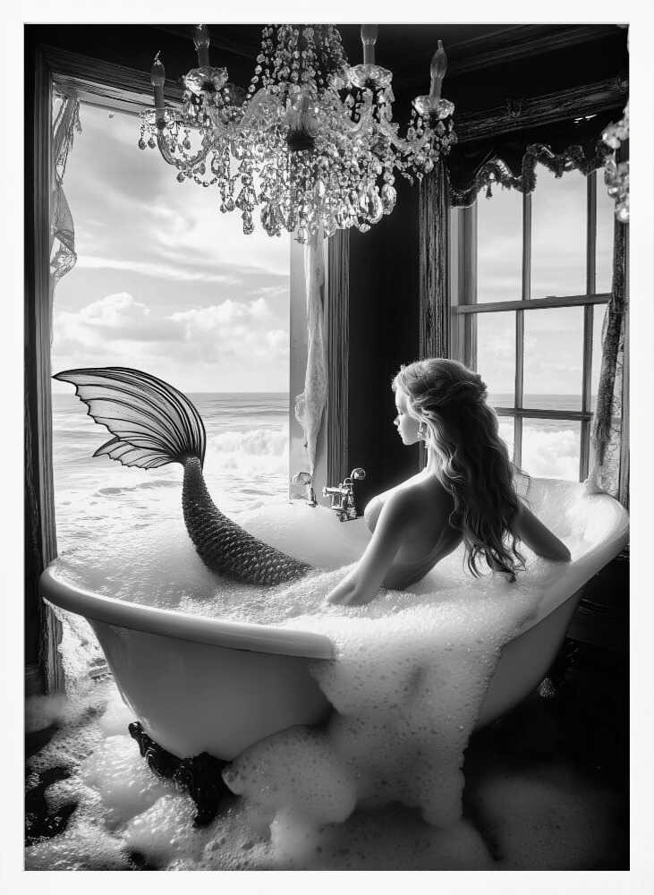 Seafoam Siren Poster