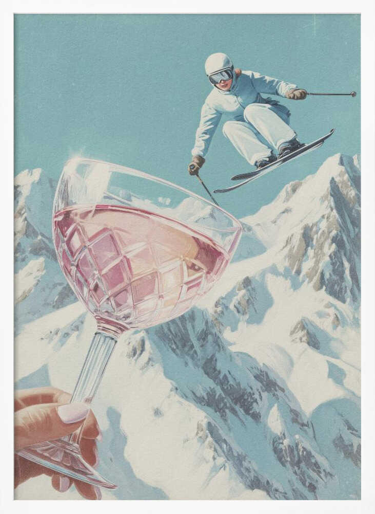 Sip and Ski Poster