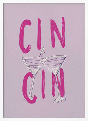 Cin Cin Pink Poster