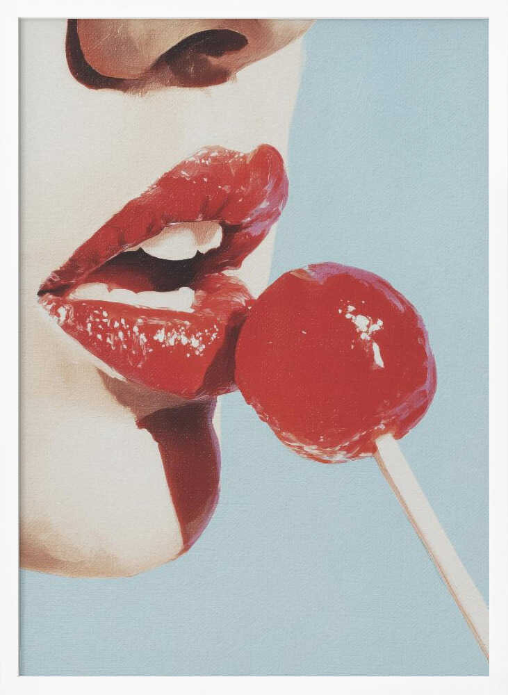 Red Lollipop Poster