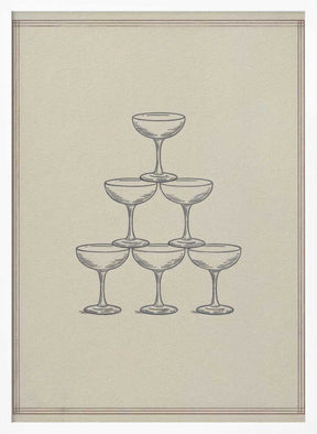 Glass Stack Poster
