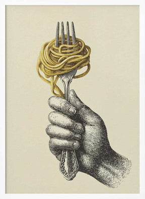 Spaghetti On a Fork Poster