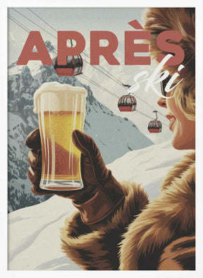 Apres Ski Alpine Poster