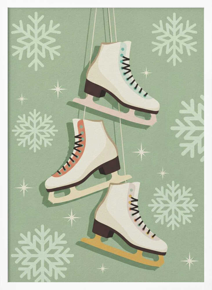 Three Skates Poster