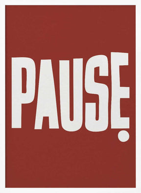 Pause Poster