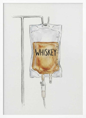 IV Whiskey Bag Poster