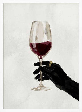 A Glass of Red Wine Poster