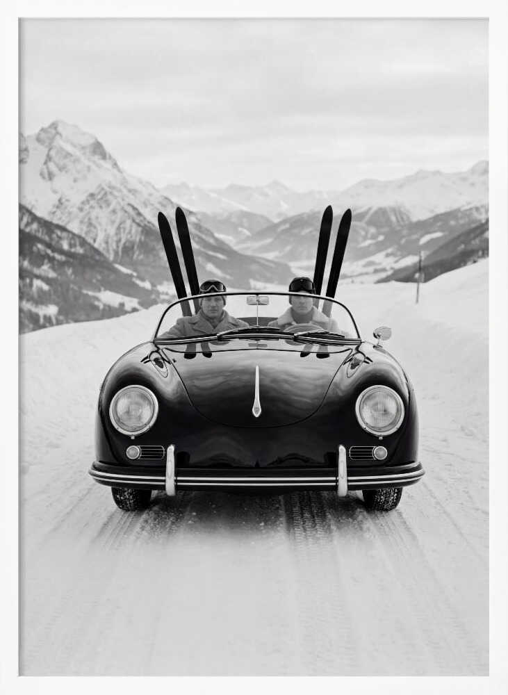 Driving In the Alps Poster