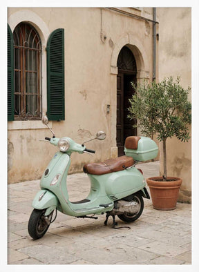 Vespa In Italy Poster