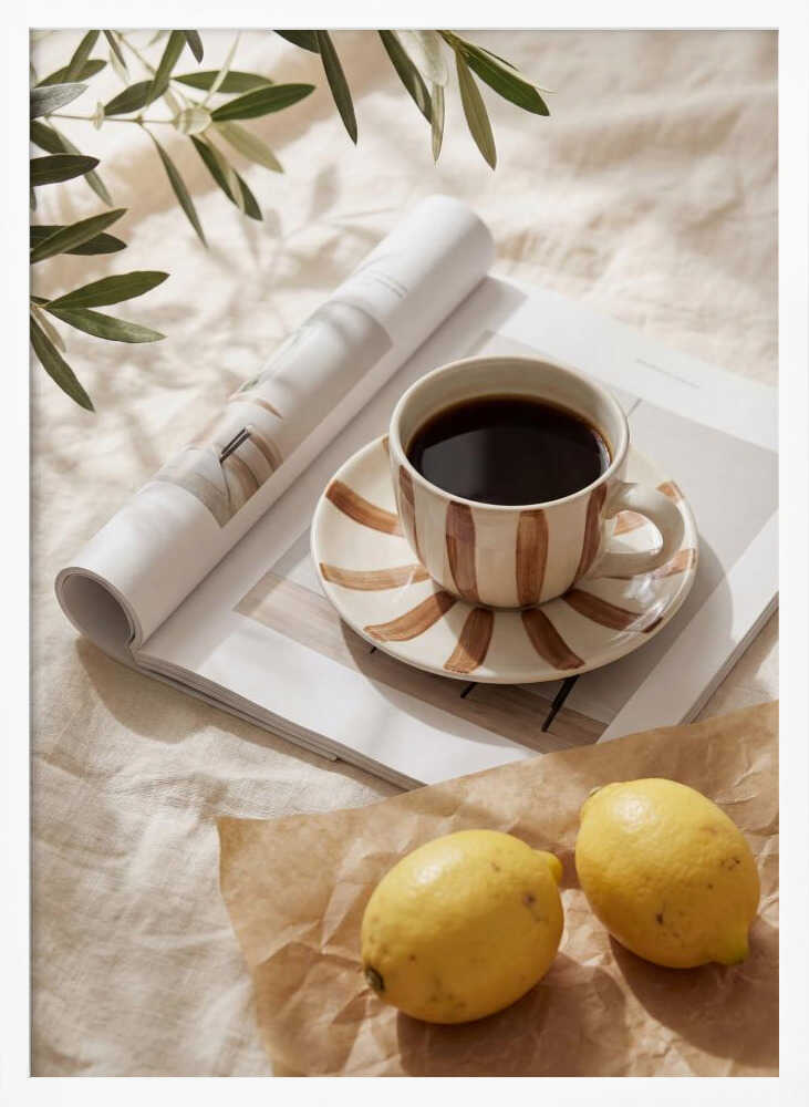 Coffee and Lemons Poster