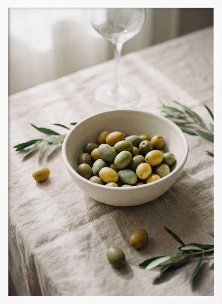 A Bowl of Olives Poster