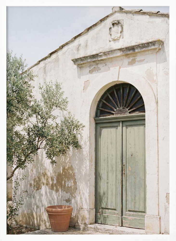 Mediterranean house Poster