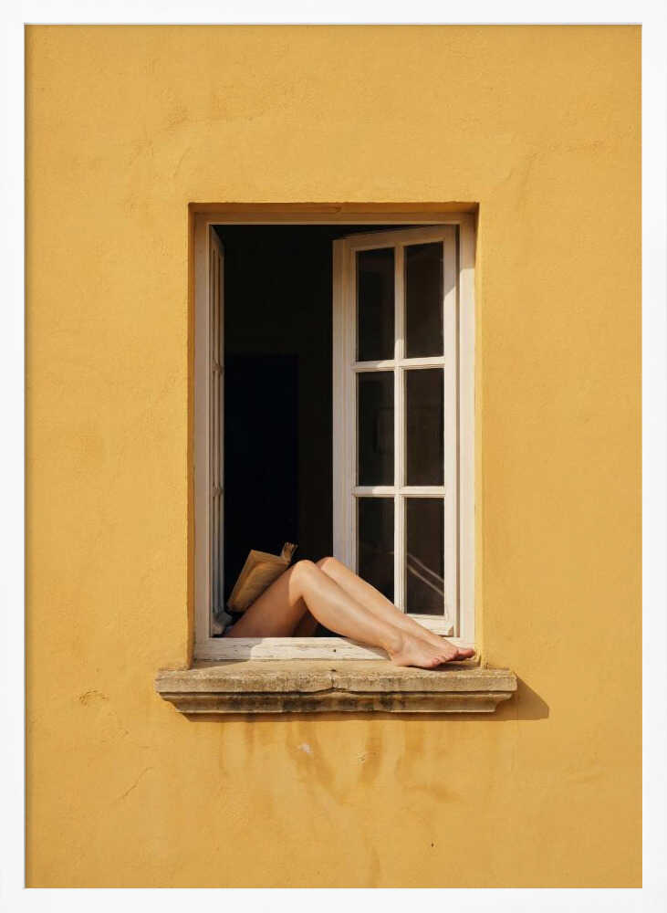 Reading By the Window Poster