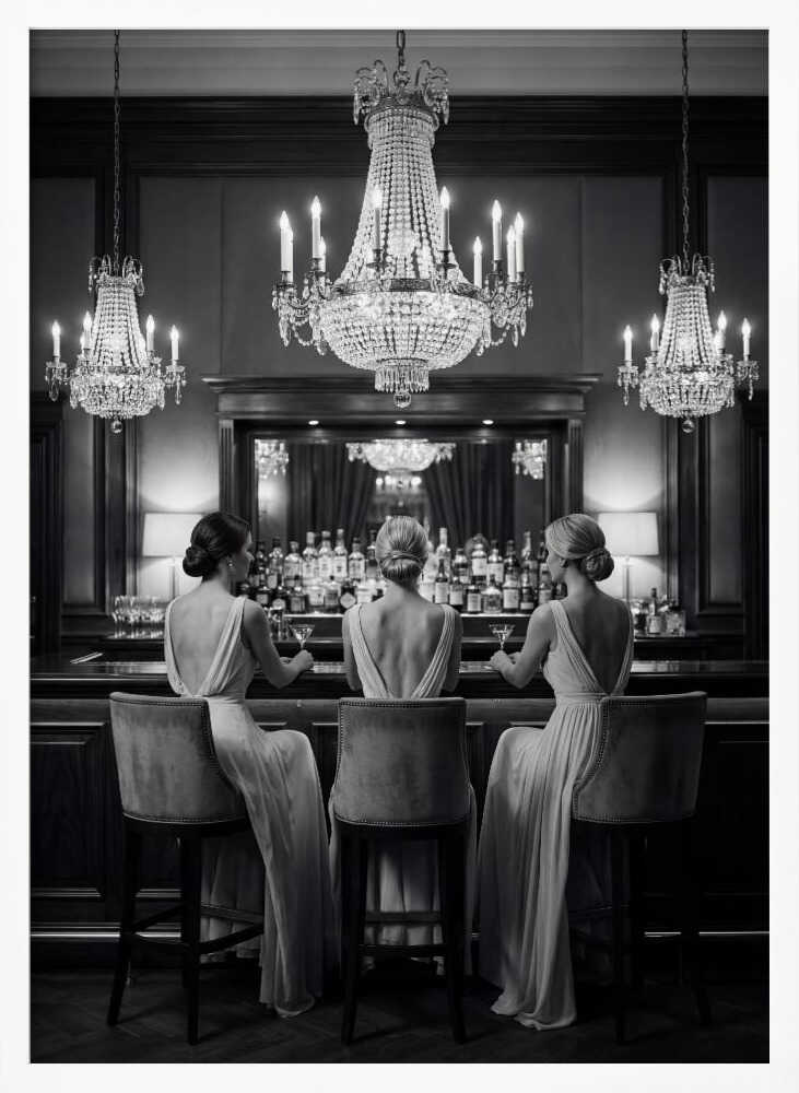 Girls' Night At the Opera Bar Poster