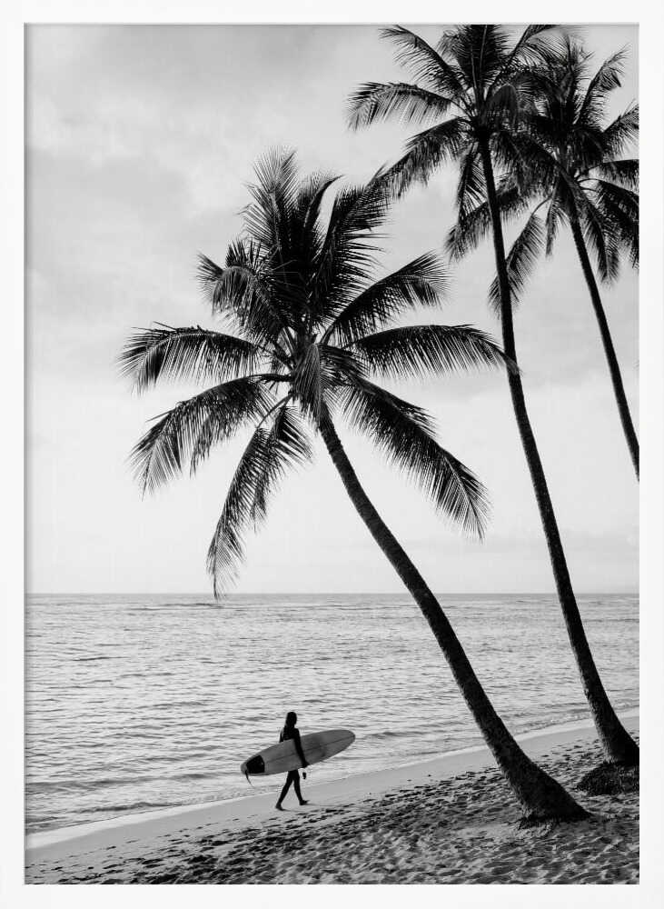 Surfer Walk Poster