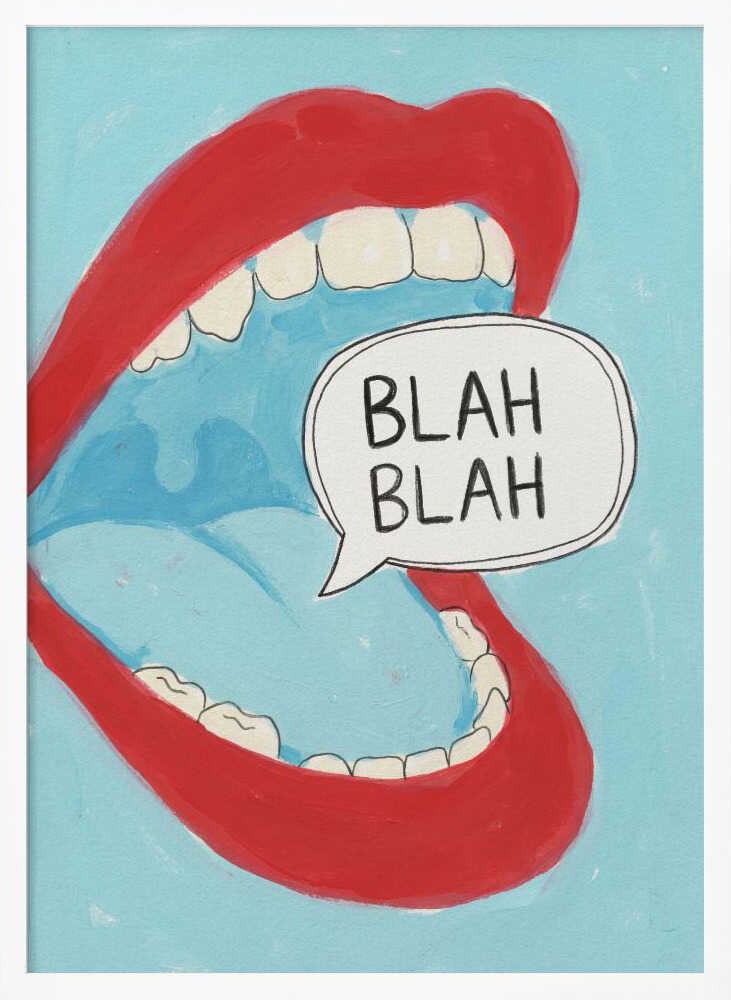 Blah Blah Poster