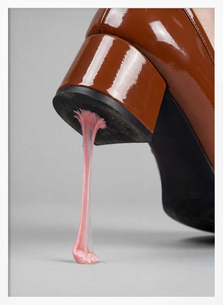 Chewing Gum Under the Shoe Poster