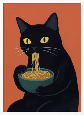 Noodle Cat No 1 Poster
