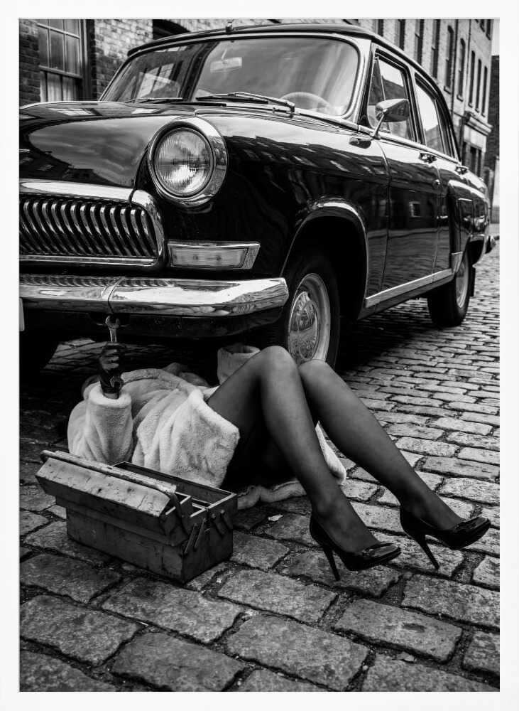 Fixing the Car Poster