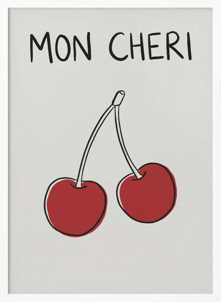 Mon Cheri Sketch Poster