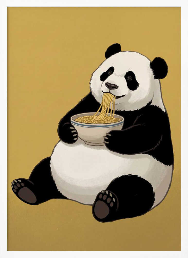 Noodle Panda Poster