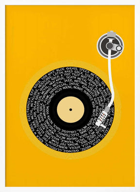 Spinning Vinyl Orange.png Poster