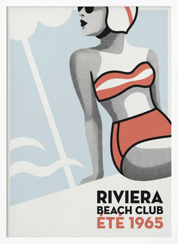 Riviera Beach Club Summer Poster
