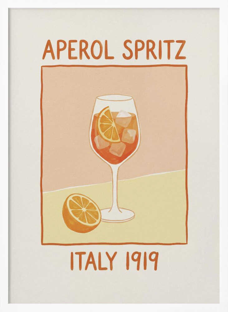 Italian Aperol Spritz Poster