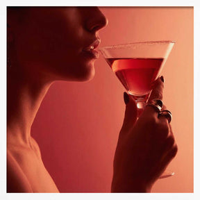 Sipping a Cocktail Poster