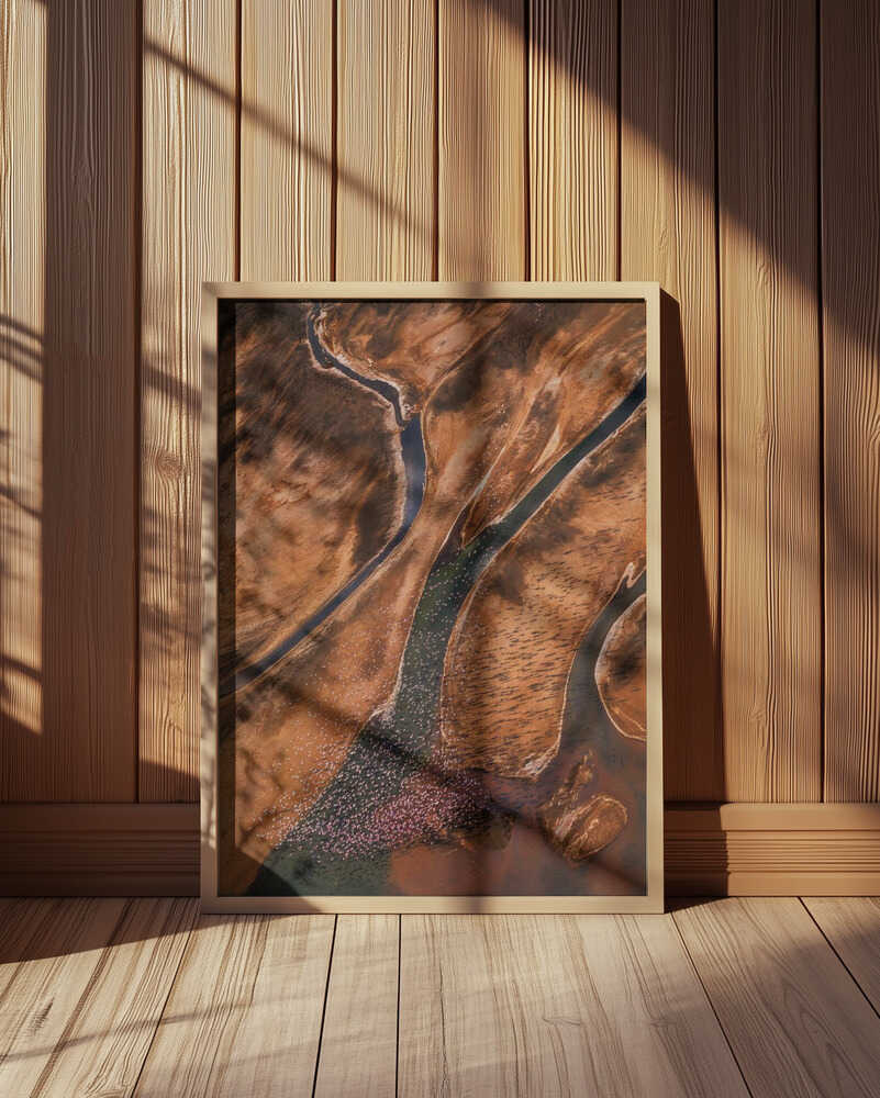 Flying over Palette Poster