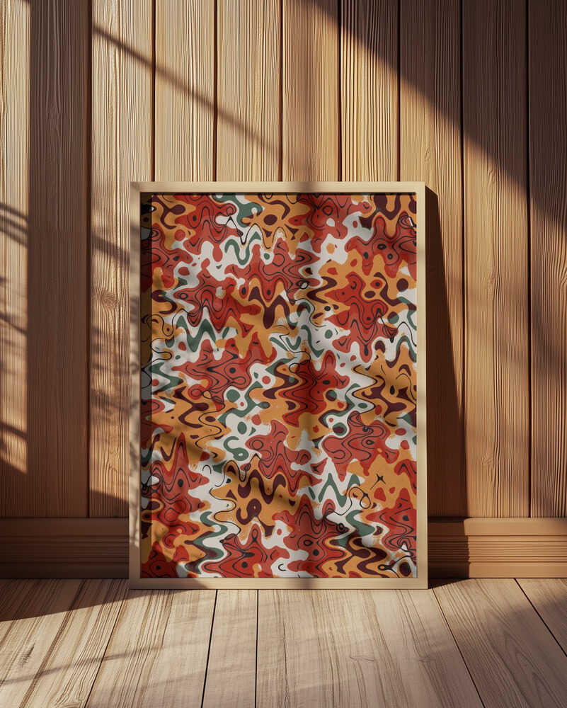 Vibrant Chaos Poster