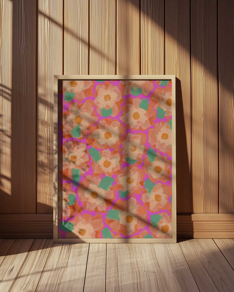 Vibrant Petal Dance Poster