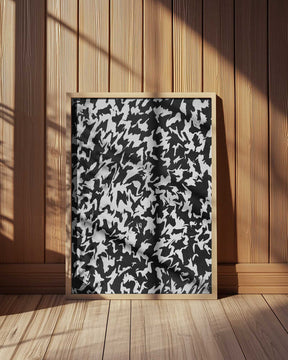 Monochrome Whirl Poster