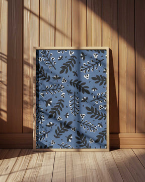 Leafy Nightscape Poster