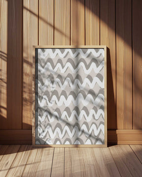 Zigzag Serenity Poster