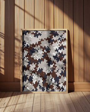 Abstract Wavescape Poster