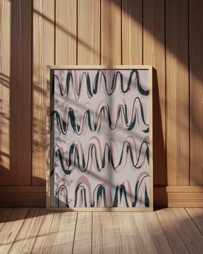 Rhythmic Waves Poster